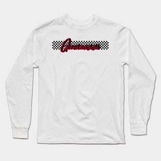 Race Flag Design 2 - Antonio Giovinazzi Long Sleeve T-Shirt